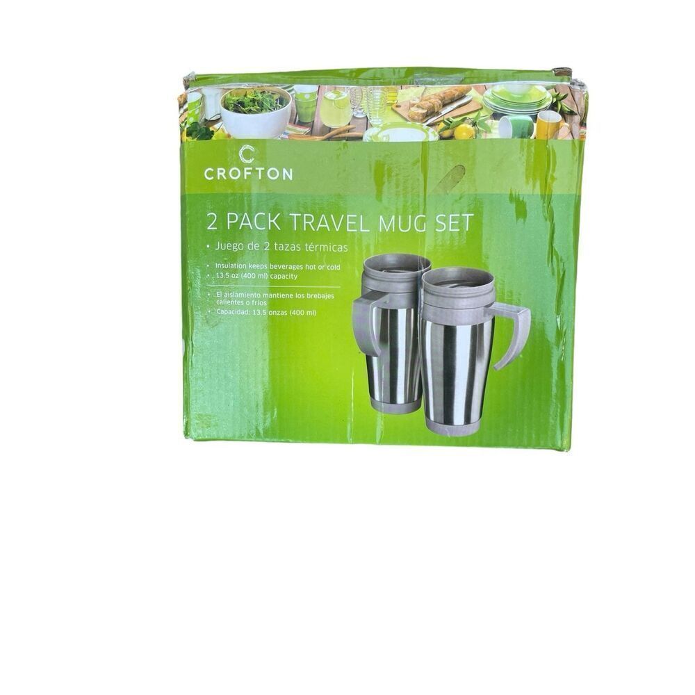 Crofton 2 Pack Travel Mug Set